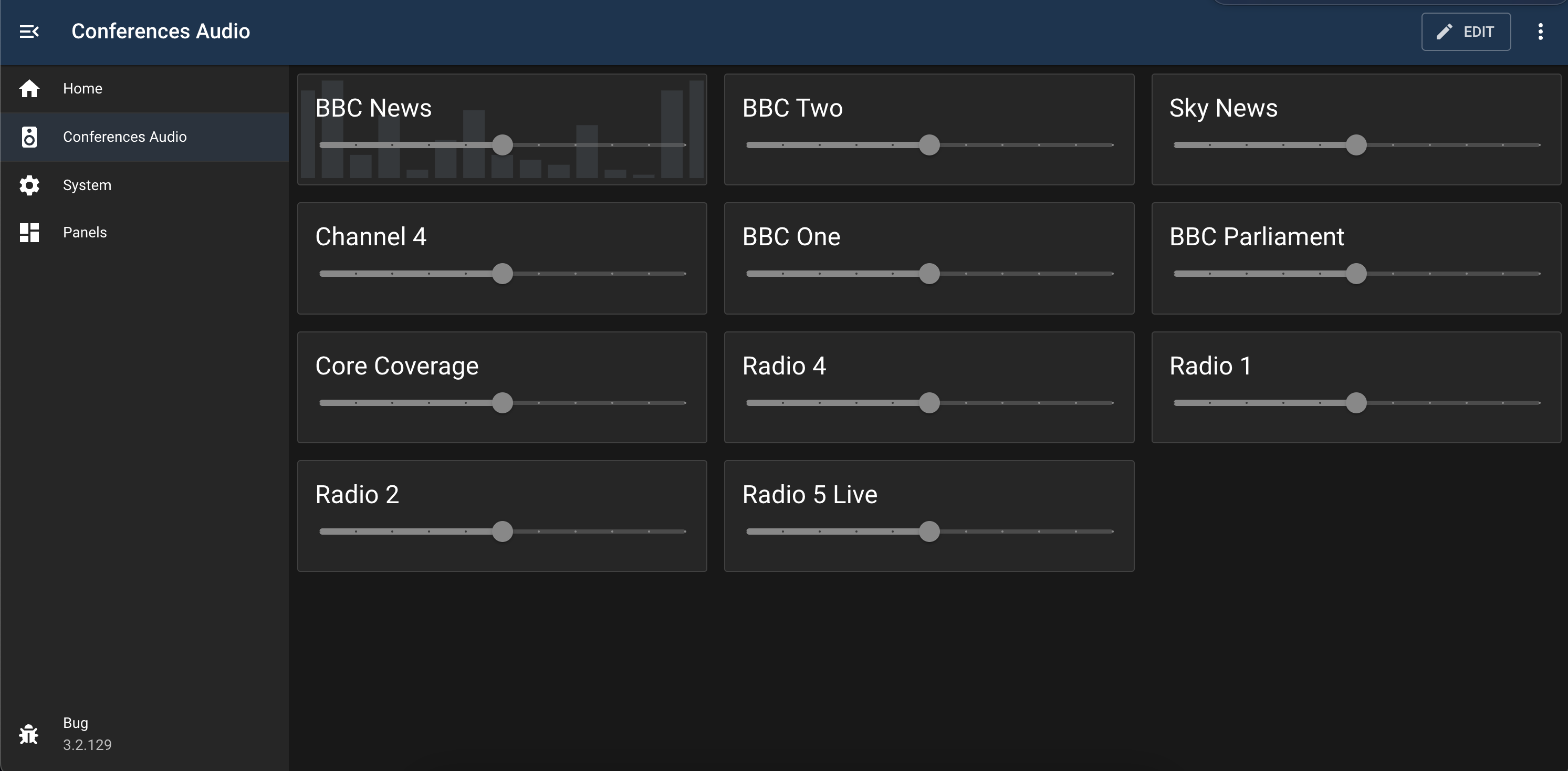 Audio Player Module Screenshot